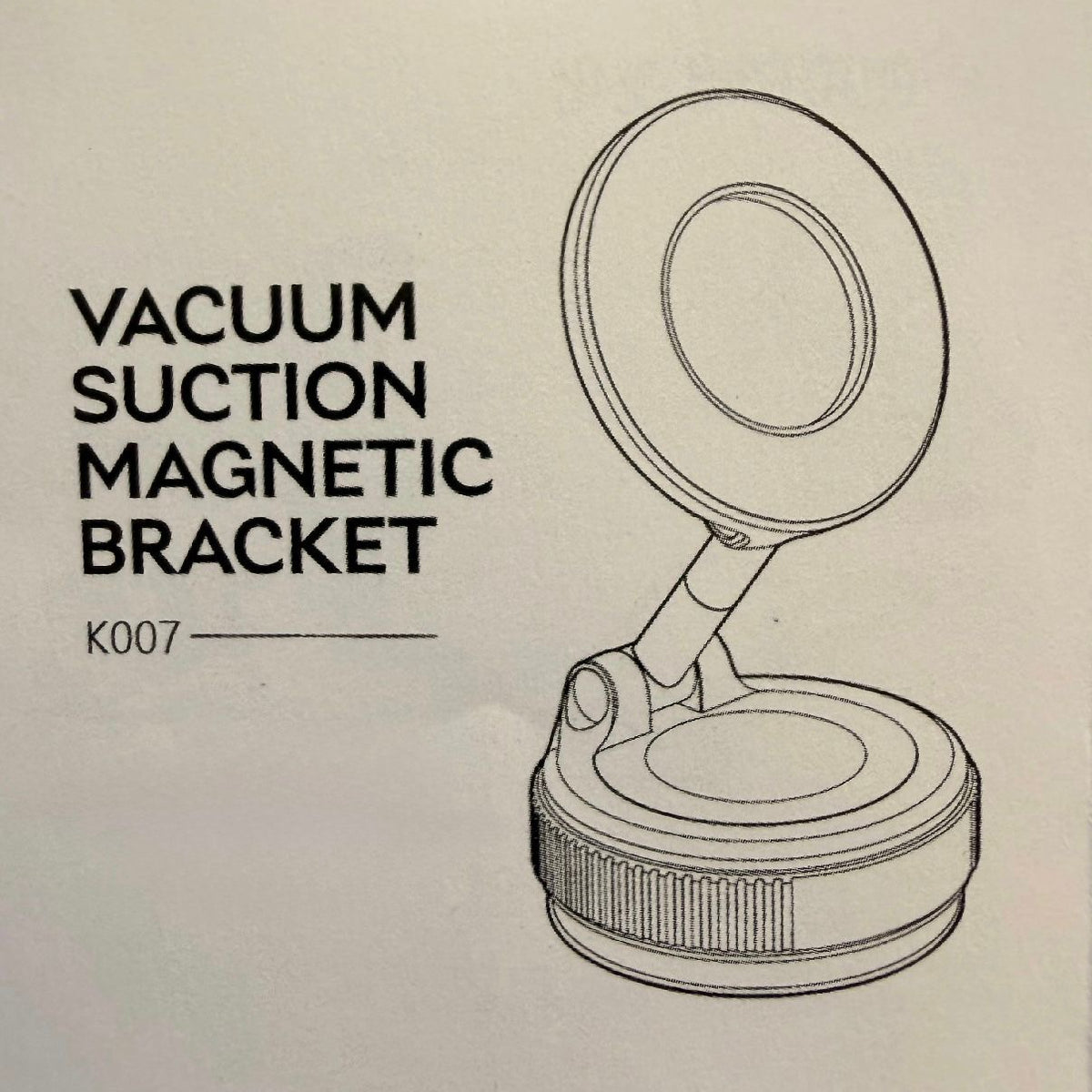 Magnetic Phone Holder with Suction Mount