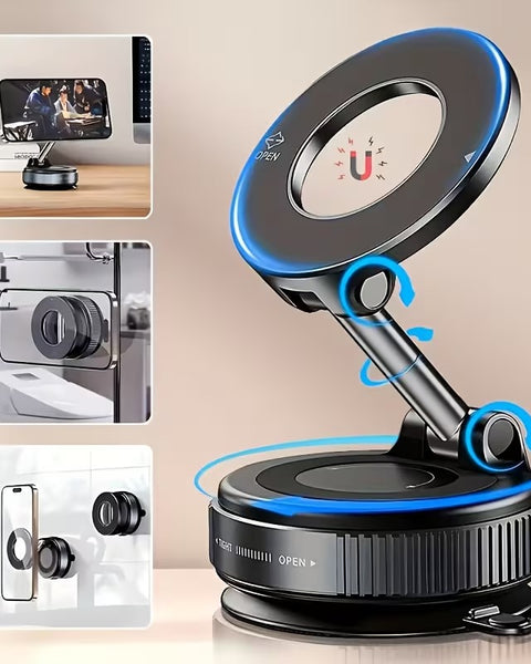 Magnetic Phone Holder with Suction Mount