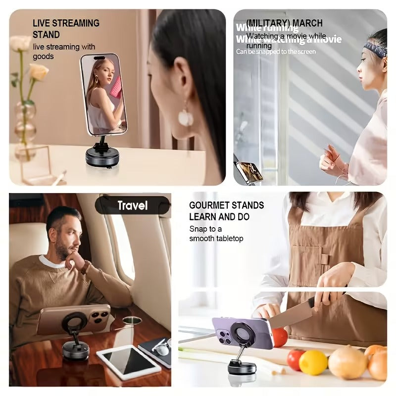 Magnetic Phone Holder with Suction Mount