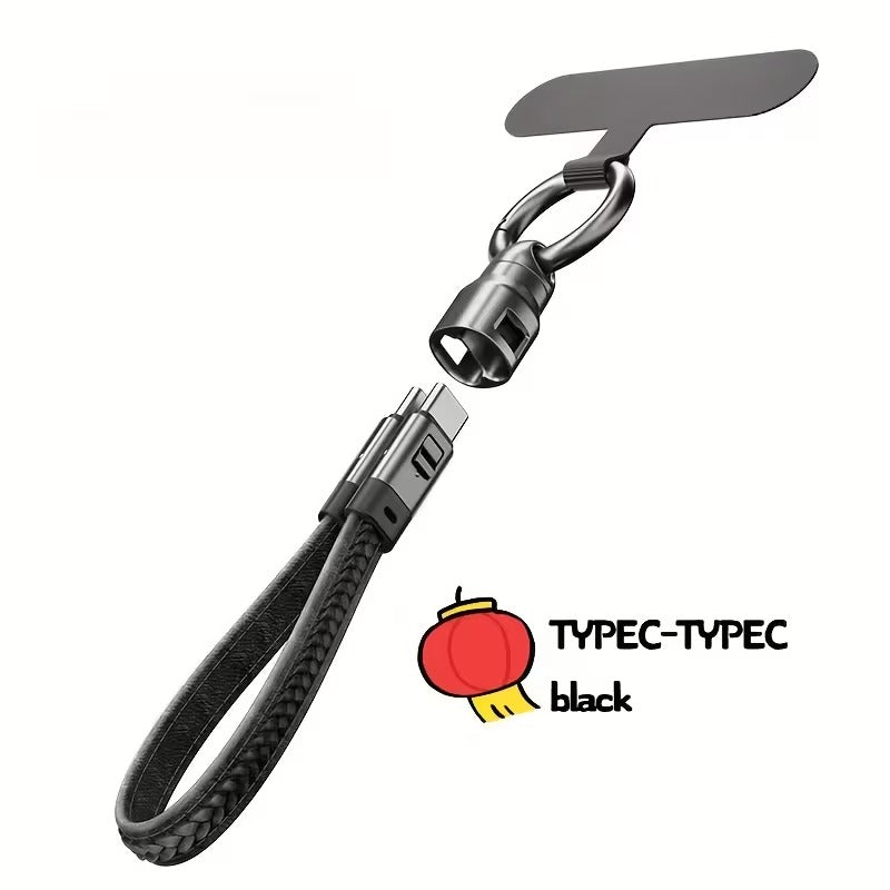 240W 2in1 Keychain Fast Charge Cable
