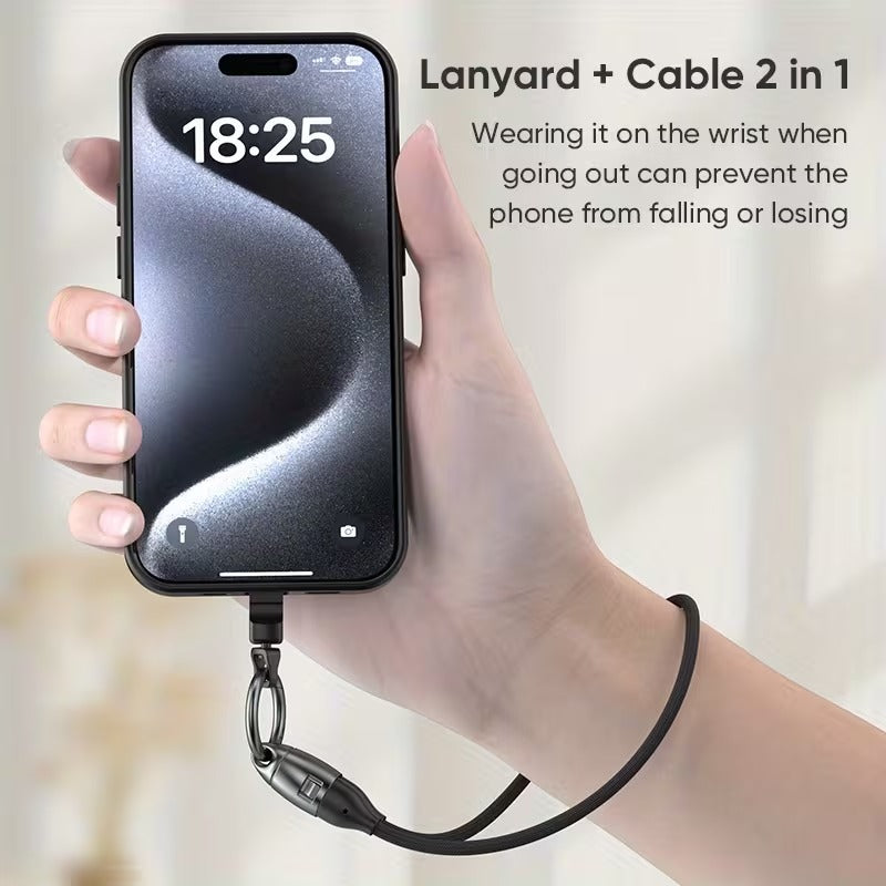 240W Type C Fast Charge Lanyard Cable