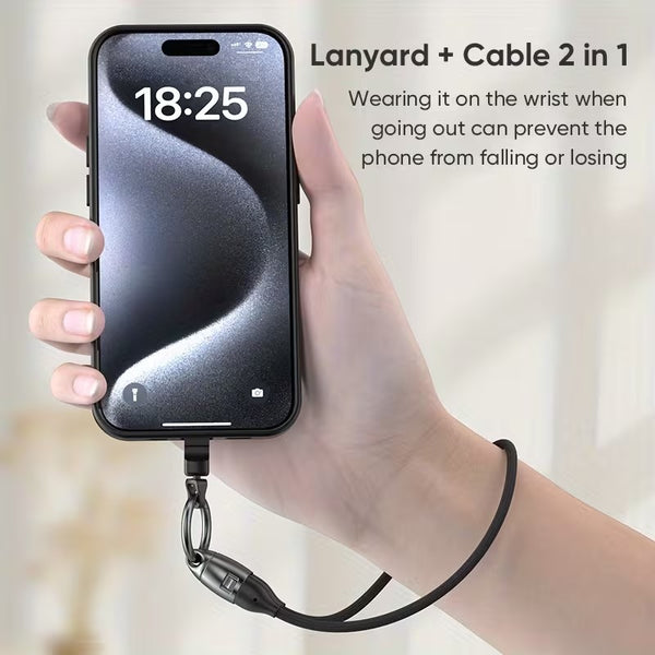 240W Type C Fast Charge Lanyard Cable